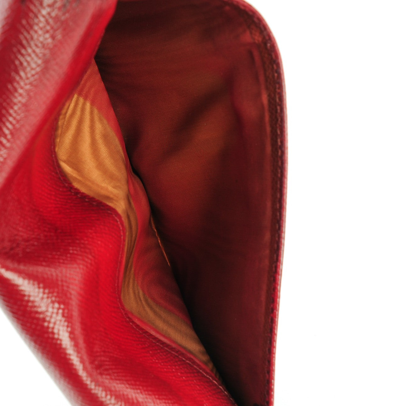 Chanel Grained Calfskin CC Flap Wallet Red 10 of 14