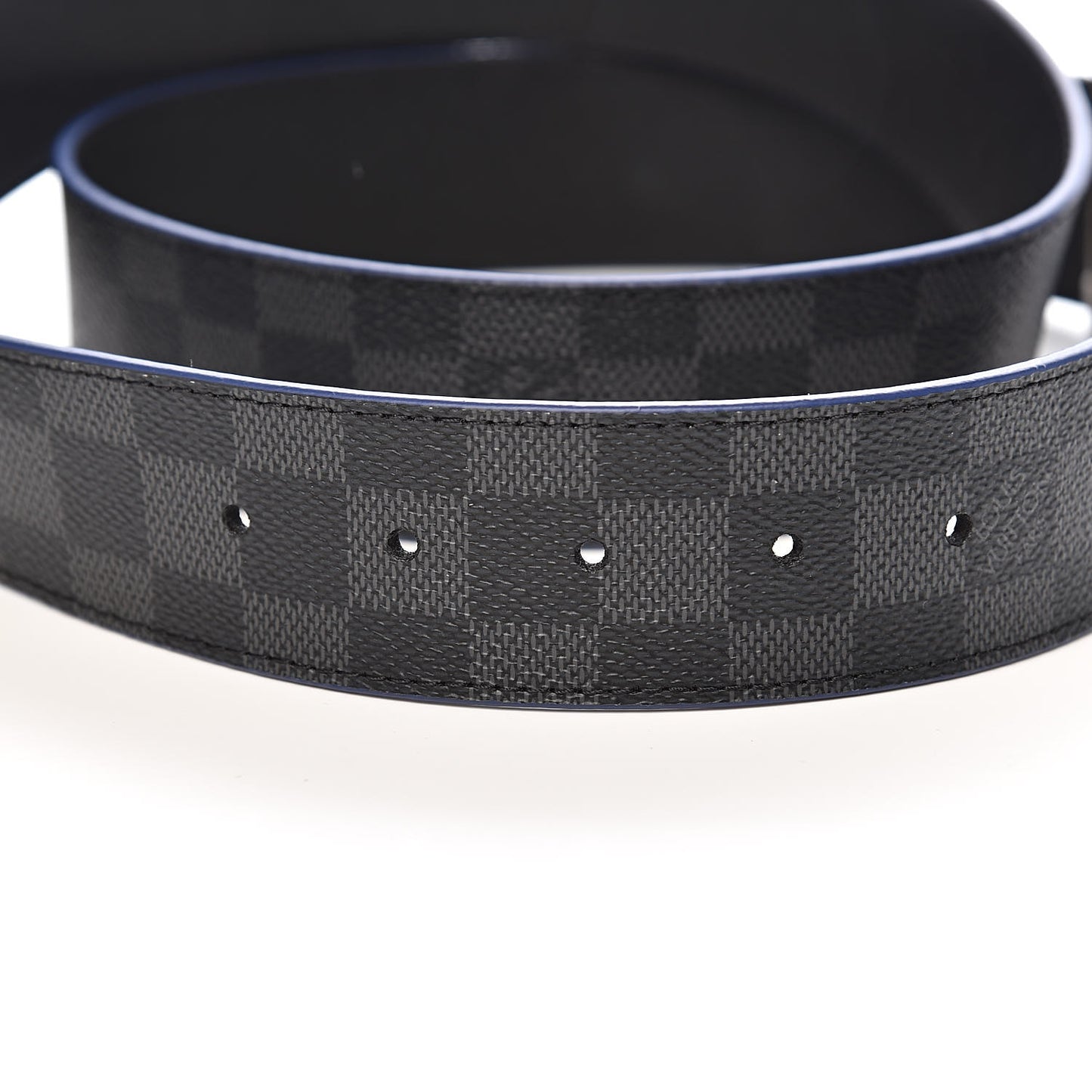 Damier Graphite Calfskin 40mm LV Initiales Reversible Belt 100 40 Black