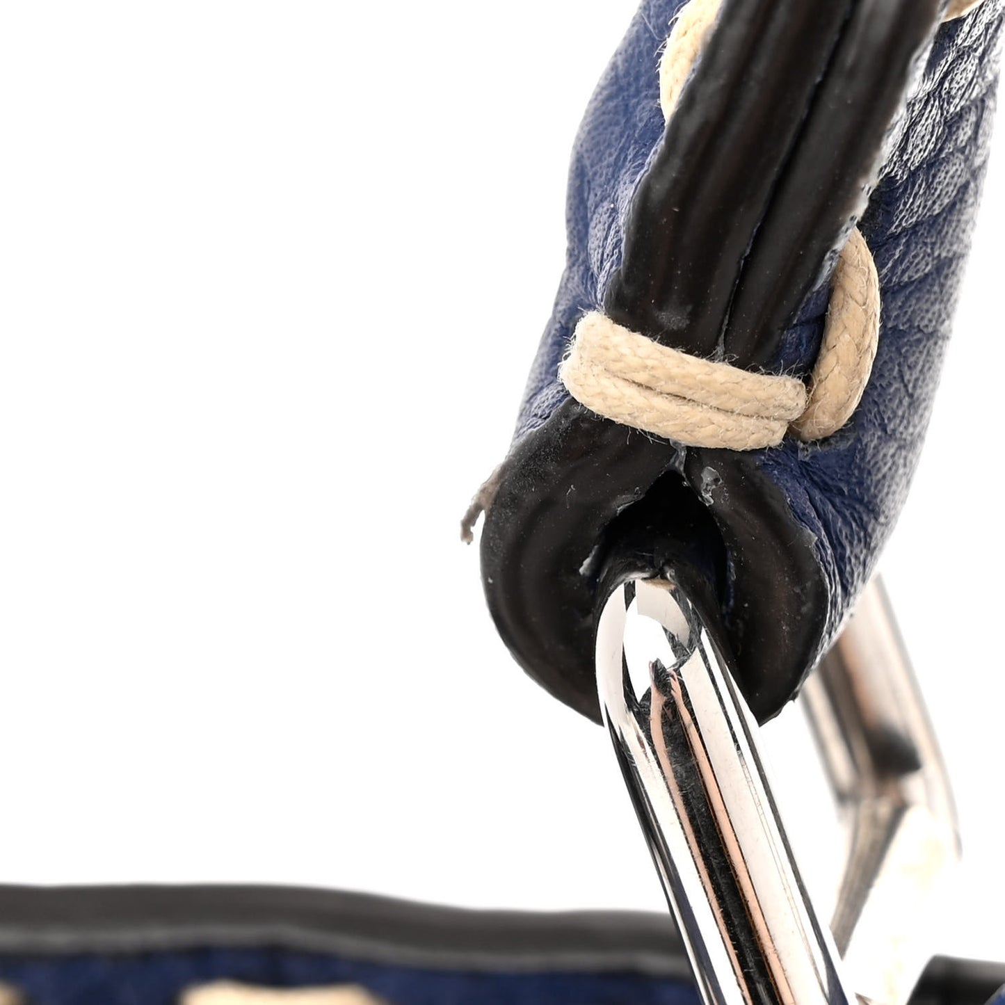 Cuoio Romano Selleria Chamois Small Peekaboo I SEE U Satchel Blue