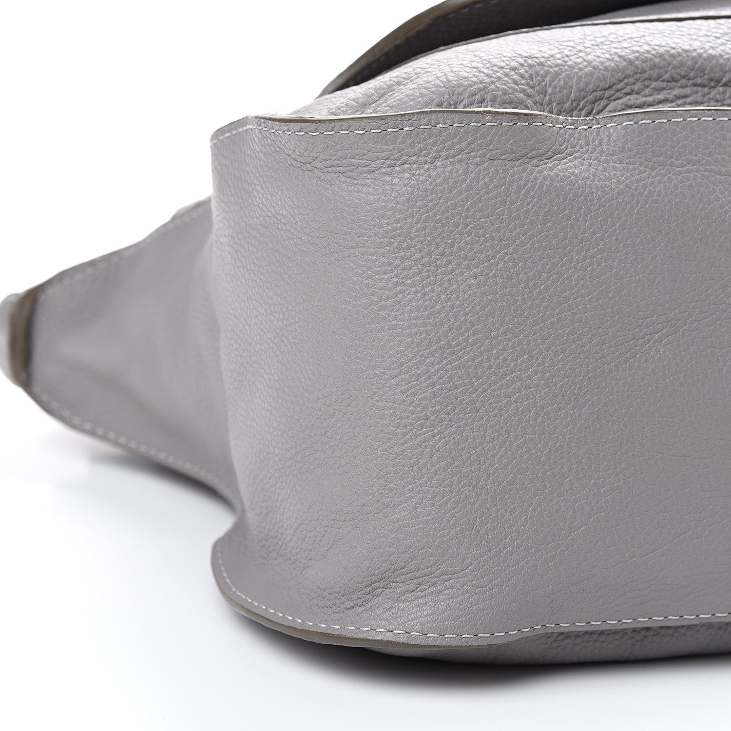 Chloe Calfskin Large Marcie Satchel Cashmere Grey 8 of 9