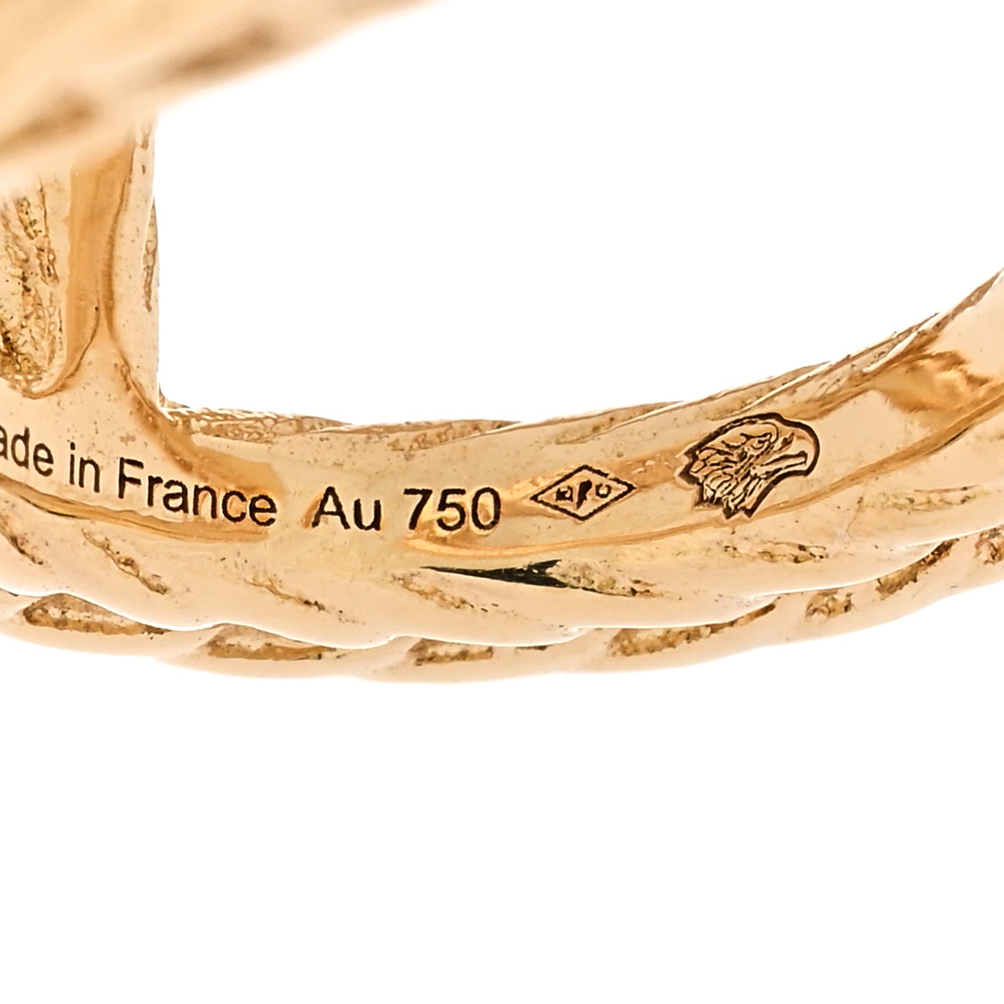 18K Yellow Gold PM Chaine d'Ancre Danae Single Cuff Earring