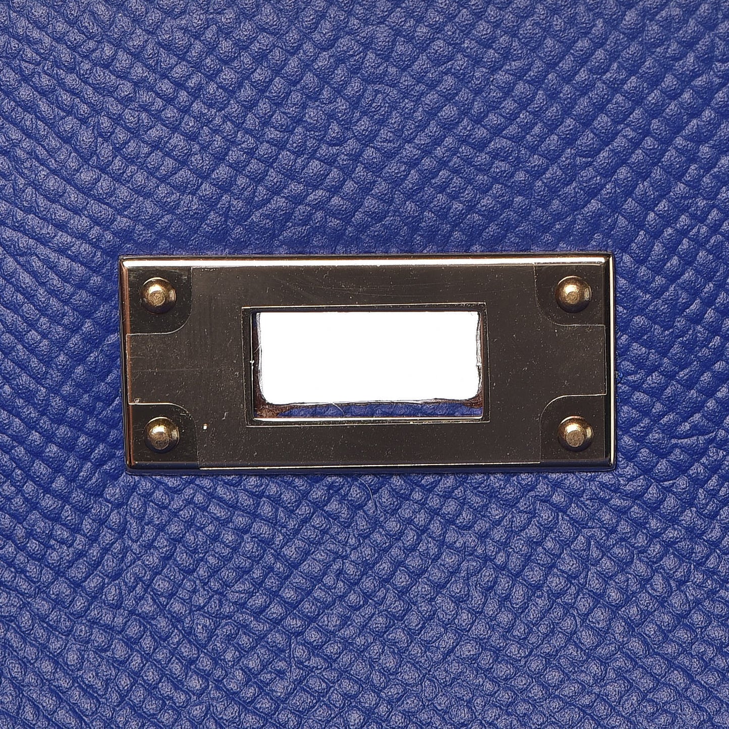 Epsom Horseshoe Kelly Sellier 28 Bleu Electrique Craie