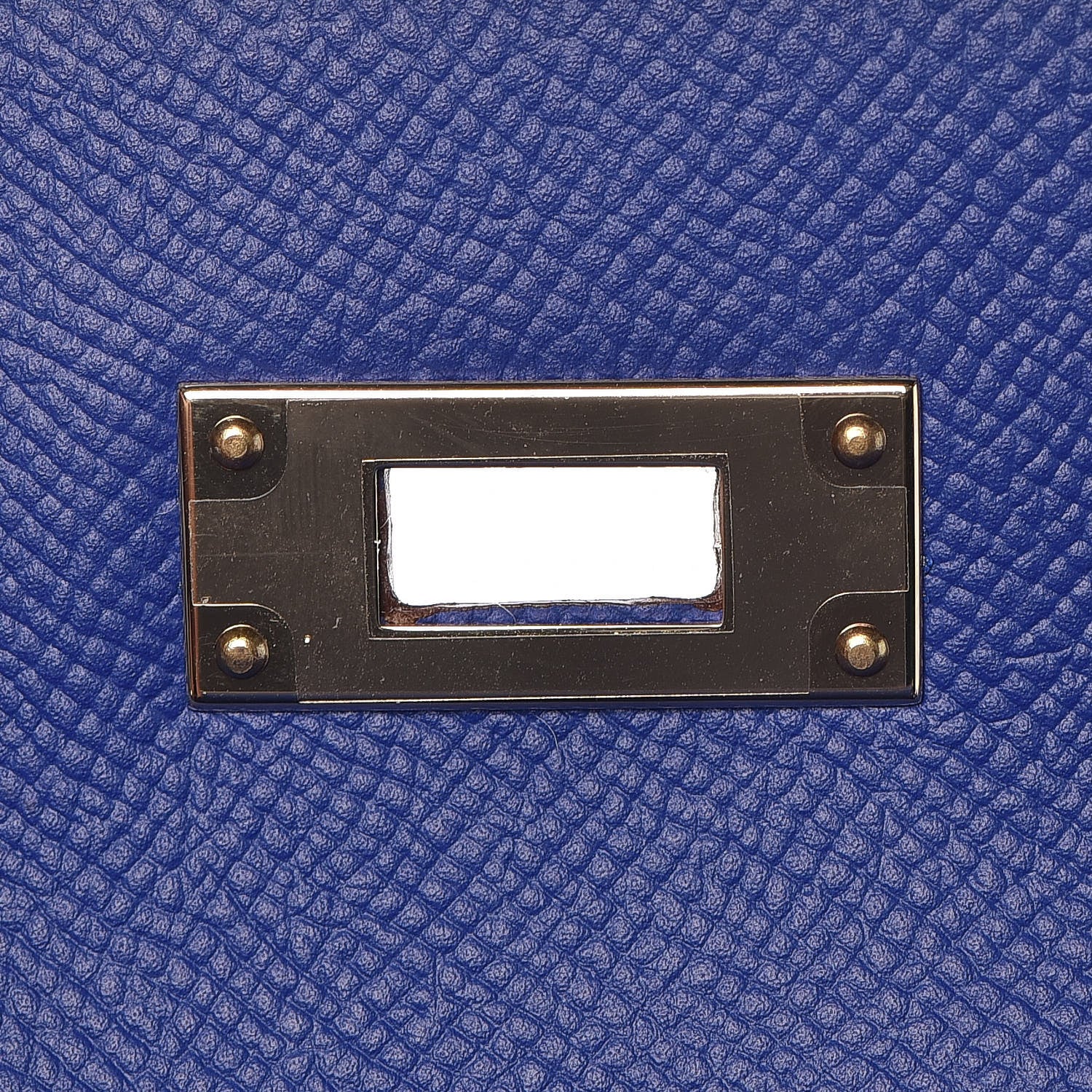 Hermes Epsom Horseshoe Kelly Sellier 28 Bleu Electrique Craie 21 of 35