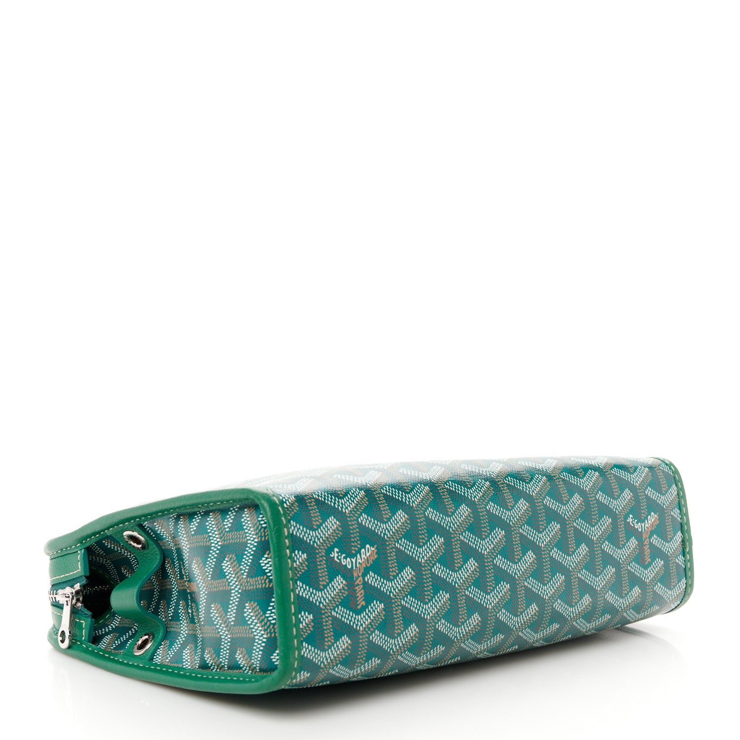 Goyard Goyardine Jouvence Toiletry Pouch MM Green 4 of 10