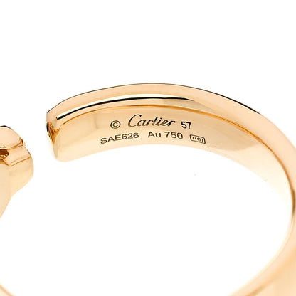 Cartier 18K Yellow Gold Tsavorite Onyx Panthere De Cartier Ring 57 8 5 of 6