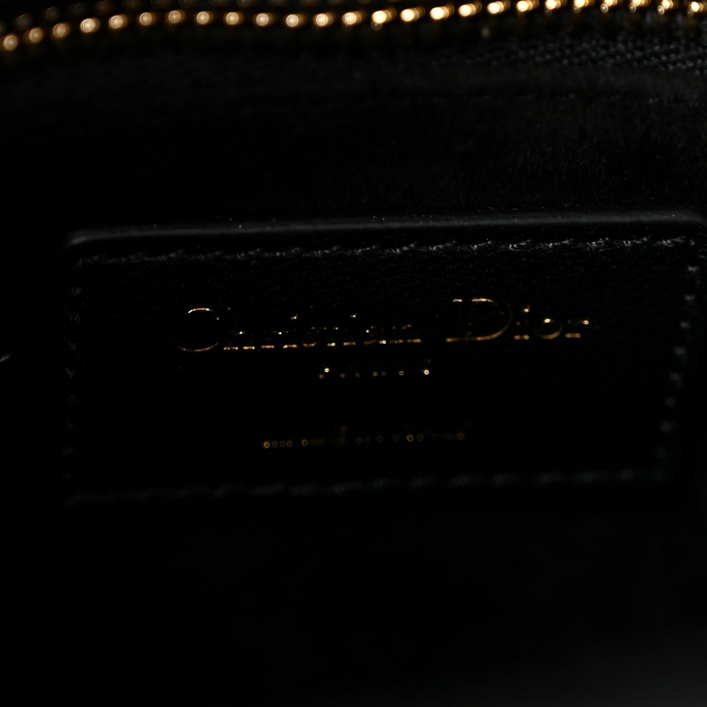 Lambskin Cannage Small Lady Dior Black