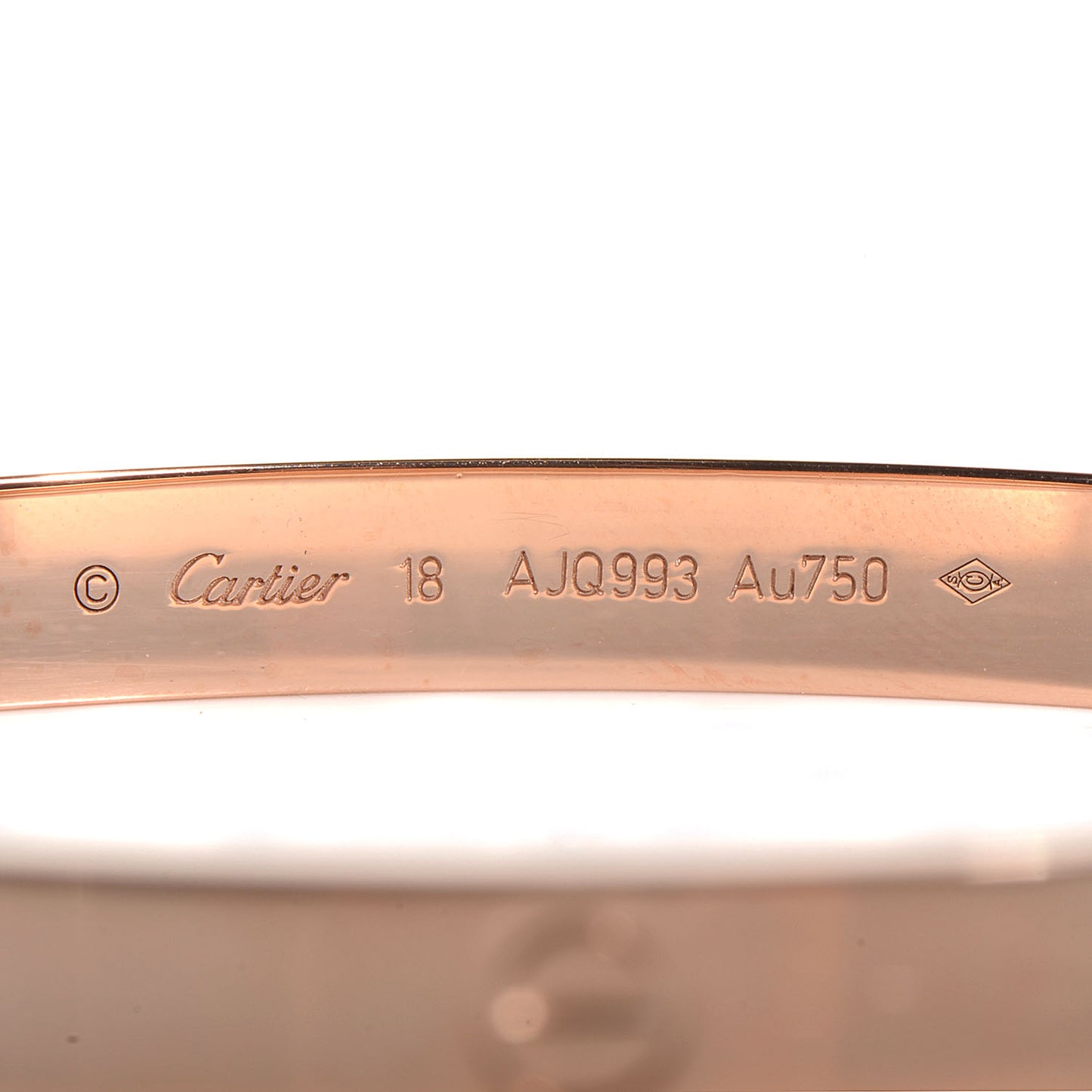 18K Pink Gold LOVE Bracelet 18