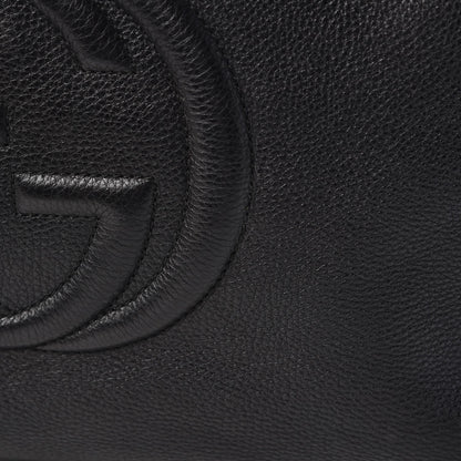 Gucci Pebbled Calfskin Large Soho Chain Shoulder Bag Black 20 of 20