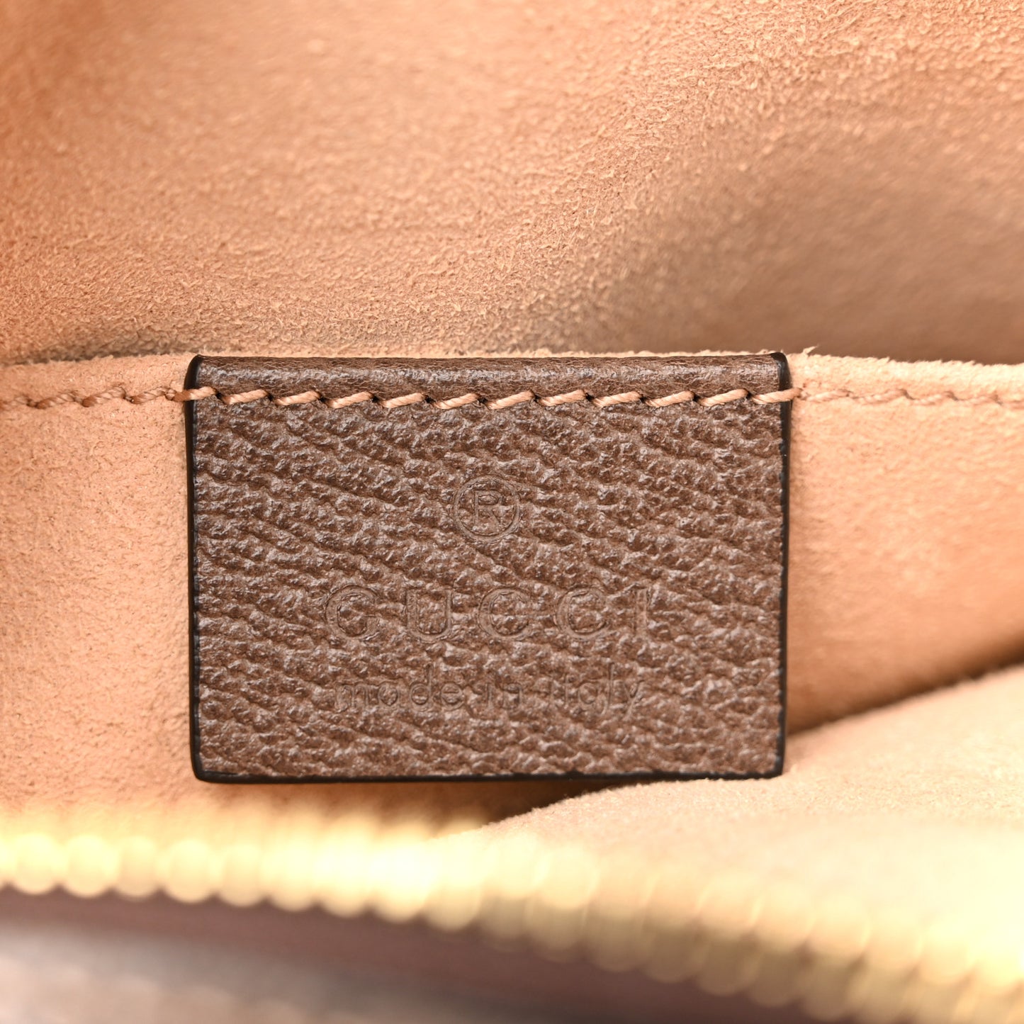 GG Supreme Monogram Web Mini Ophidia Shoulder Bag Brown