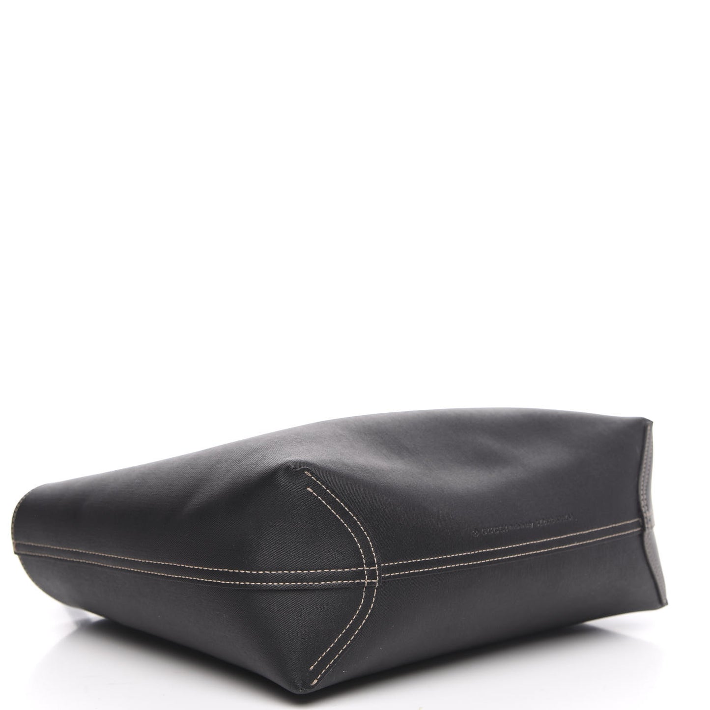 GG Supreme Monogram Small Reversible Tote Dark Brown