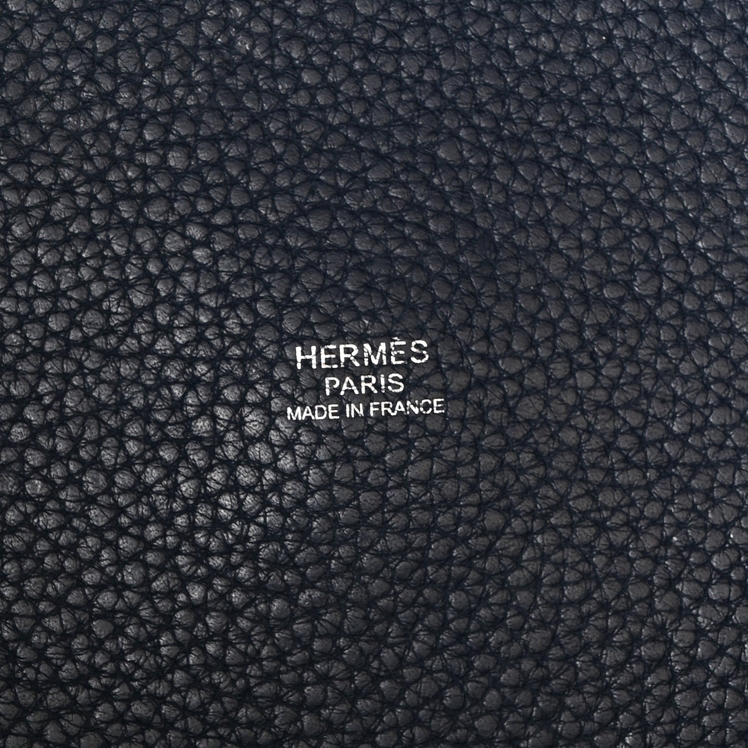 Hermes Taurillon Clemence Picotin Lock TGM Bleu Abysse 6 of 12