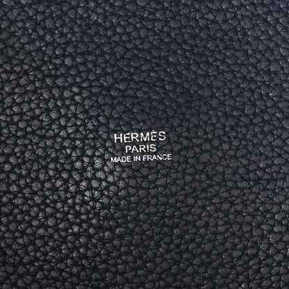 Hermes Taurillon Clemence Picotin Lock TGM Bleu Abysse 6 of 12