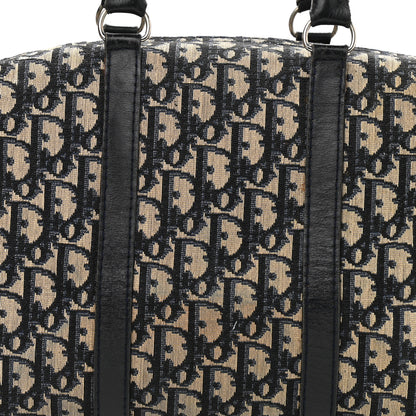 Christian Dior Monogram Boston Navy Blue 7 of 12