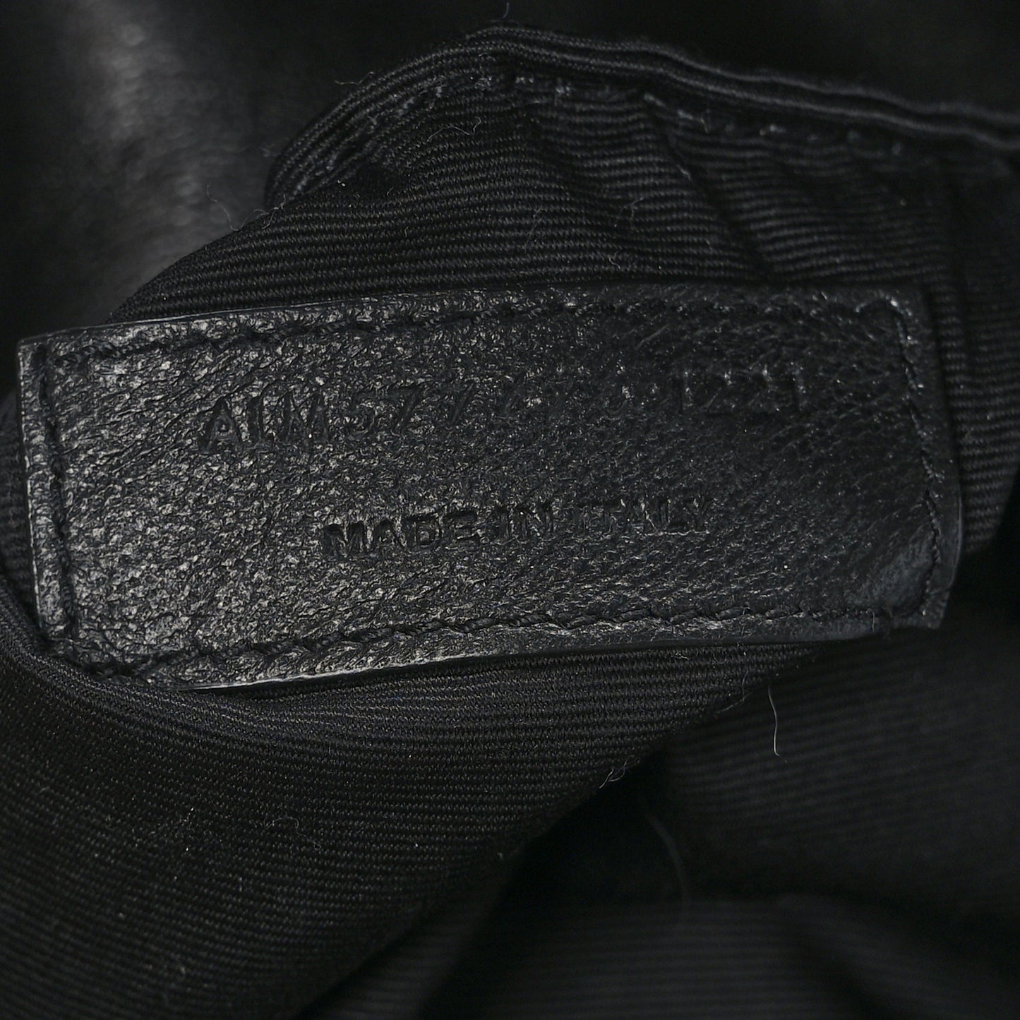 Lambskin Quilted Small Loulou Puffer Monogram Chain Satchel Black