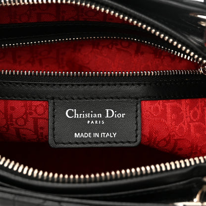 Christian Dior Lambskin Cannage Large Lady Dior Black 6 of 10