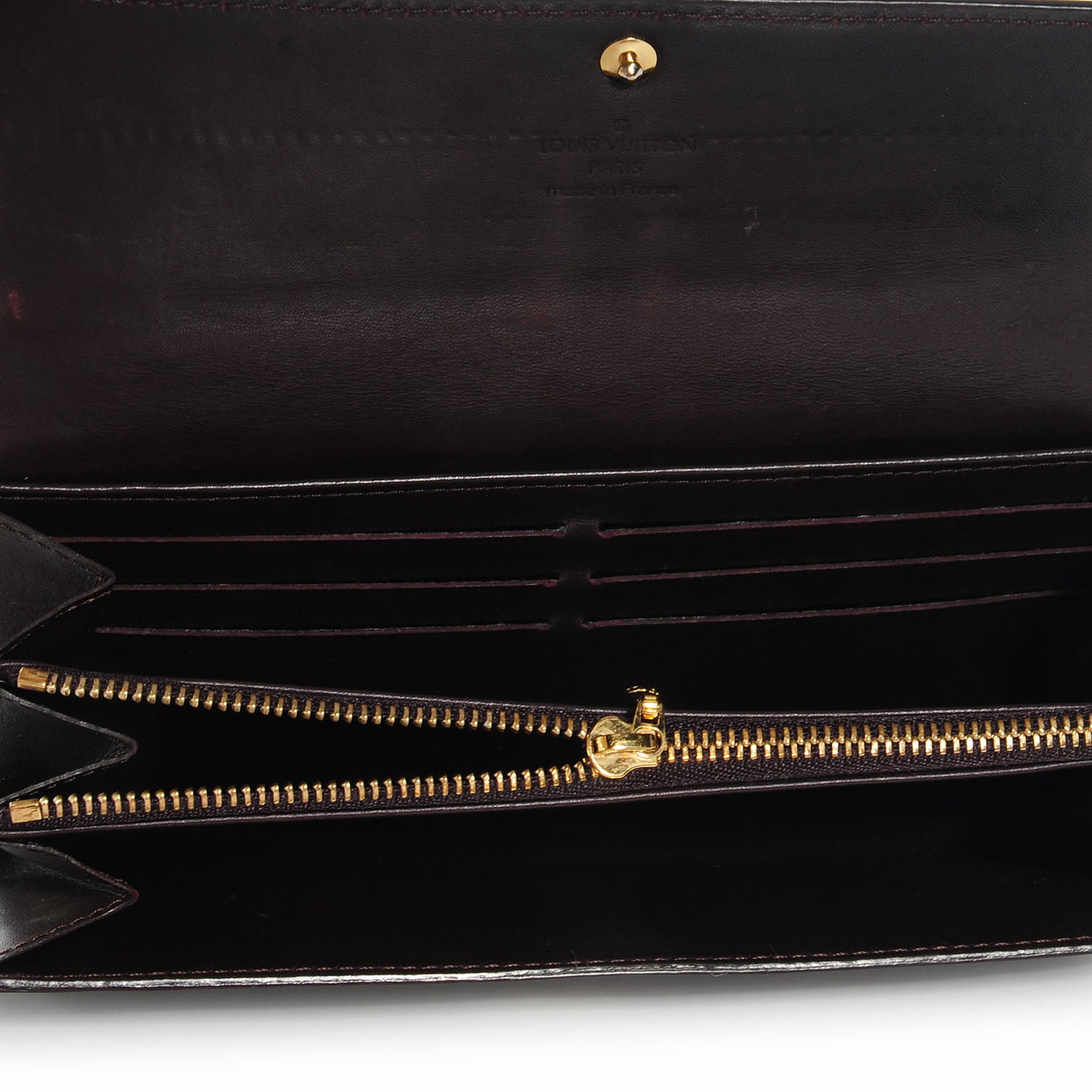 Louis Vuitton Vernis Sarah Wallet Amarante 6 of 8