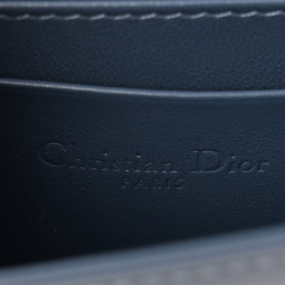 Christian Dior Patent Cannage Mini Waist Pouch On Chain Cloud Blue 6 of 11