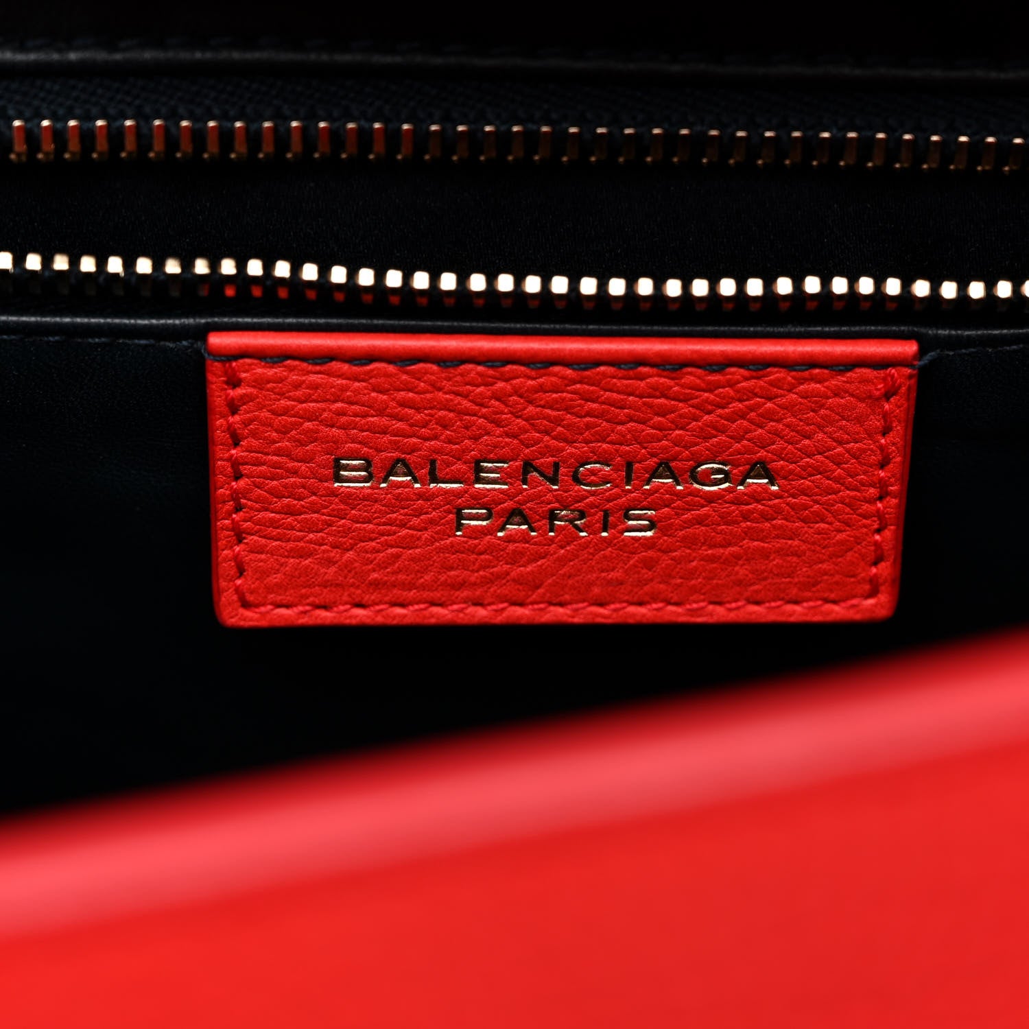 Balenciaga Grained Calfskin M Tube Round Tote Rouge Coquelicot 6 of 13