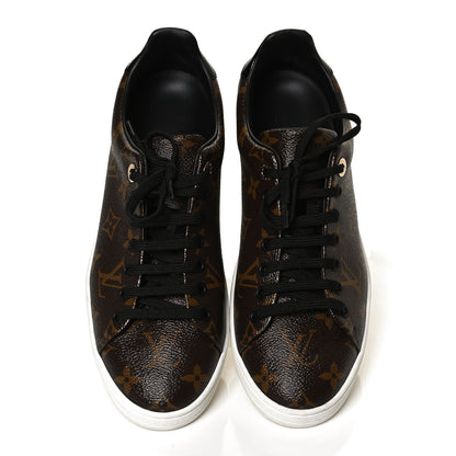 Louis Vuitton Patent Monogram Frontrow Sneakers 39 5 of 9