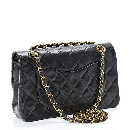 Chanel Lambskin Quilted Small Double Flap Black 2 of 15