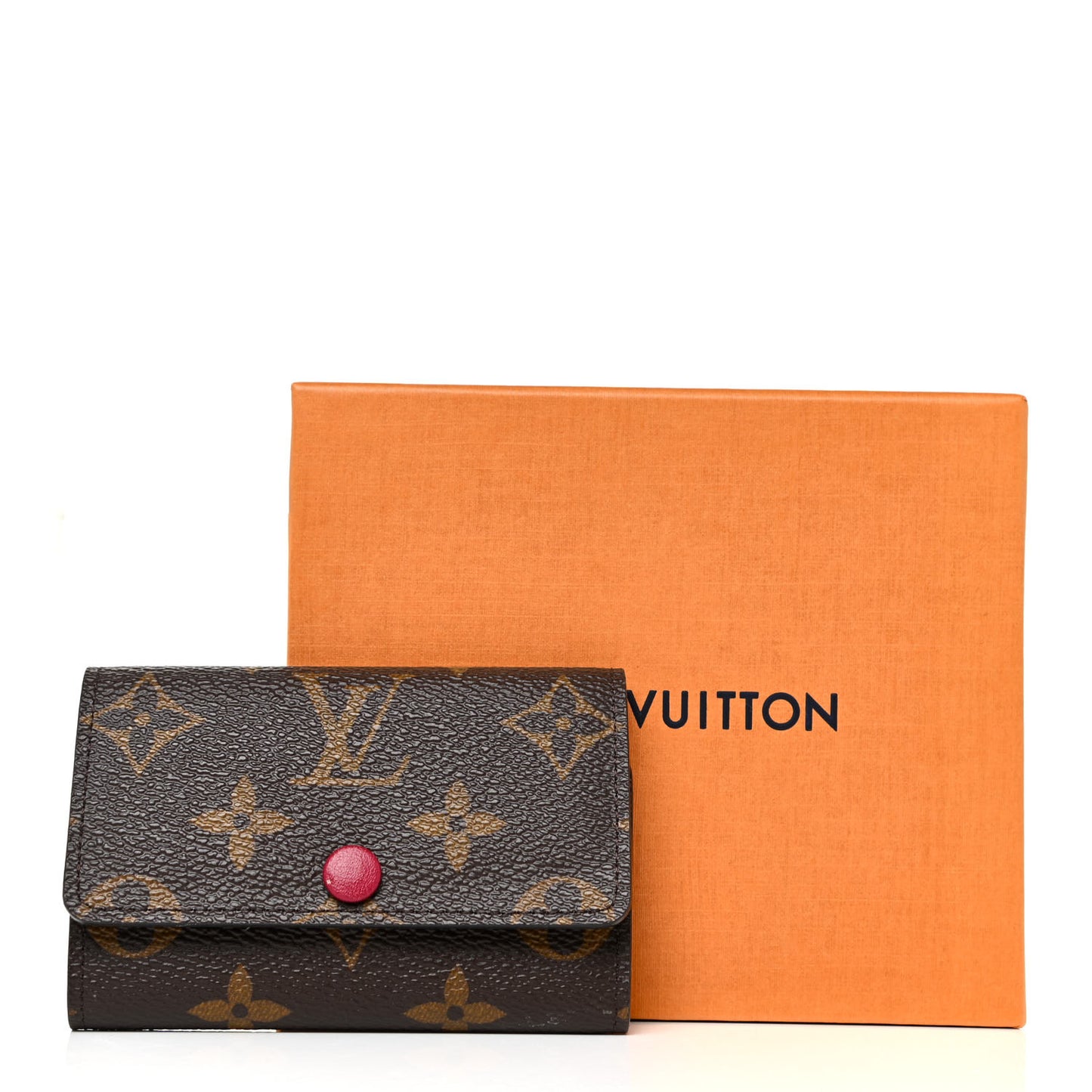 Monogram 6 Key Multicles Holder Fuchsia