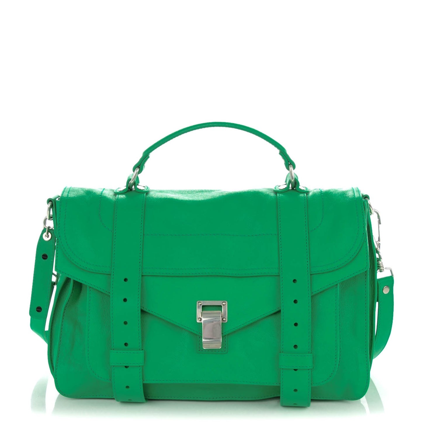 Lambskin Medium PS1 Satchel Aloe