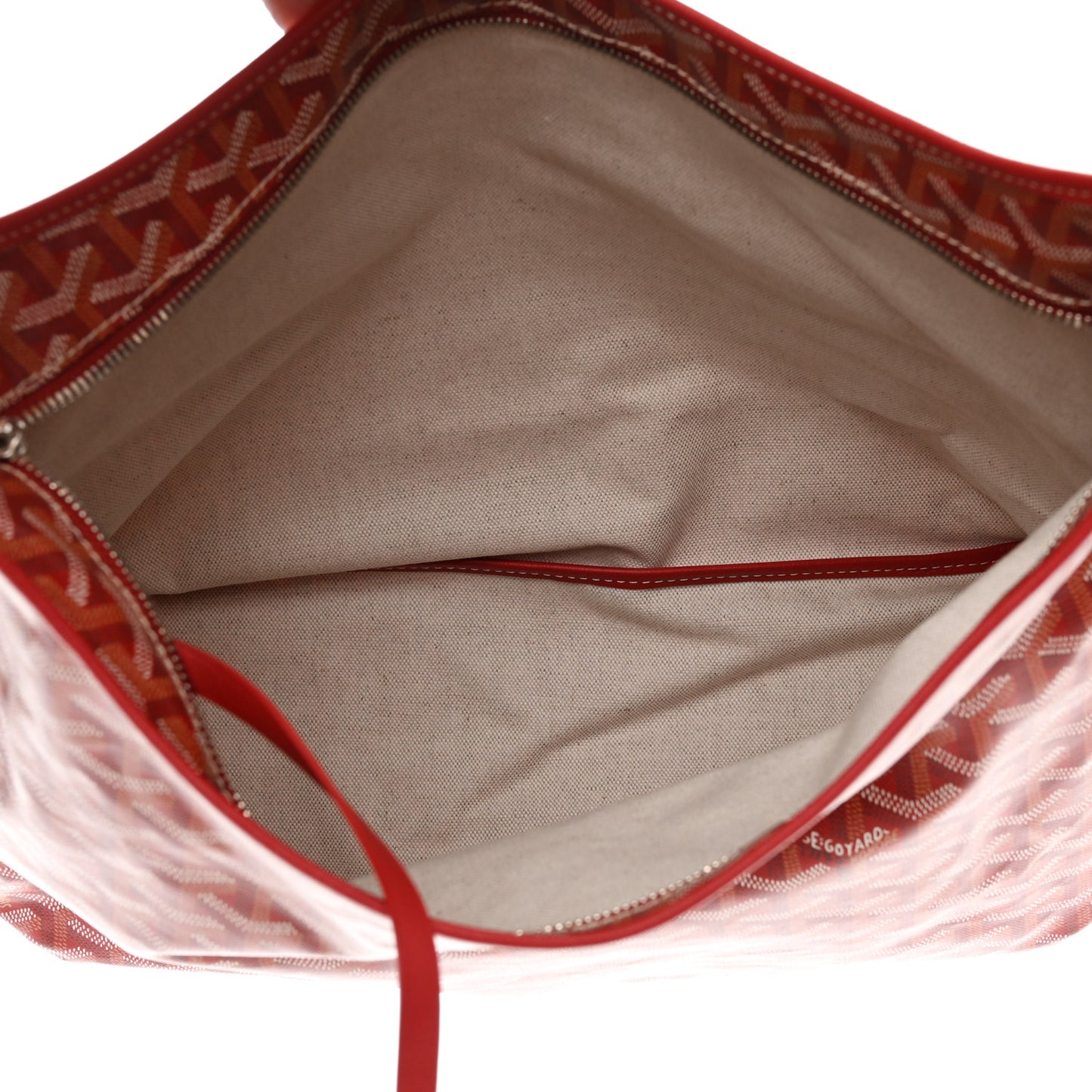 Goyardine Boheme Hobo Red