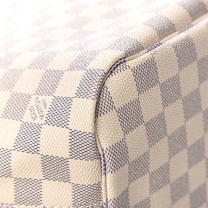 Louis Vuitton Damier Azur Neo Neverfull MM Rose Ballerine 13 of 15