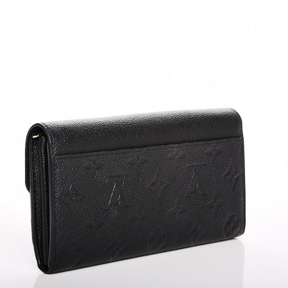 Louis Vuitton Empreinte Sarah Wallet NM Black 3 of 6