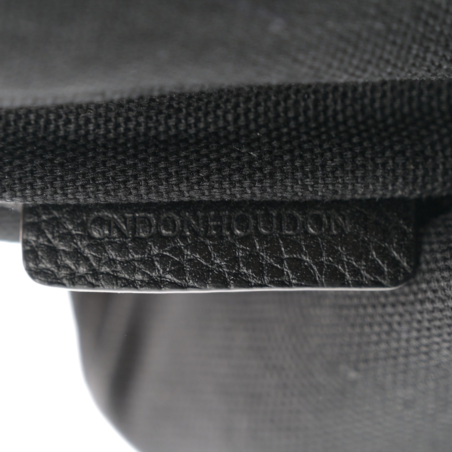 Mega Check Calfskin Abbeydale Simple Backpack Black Camel