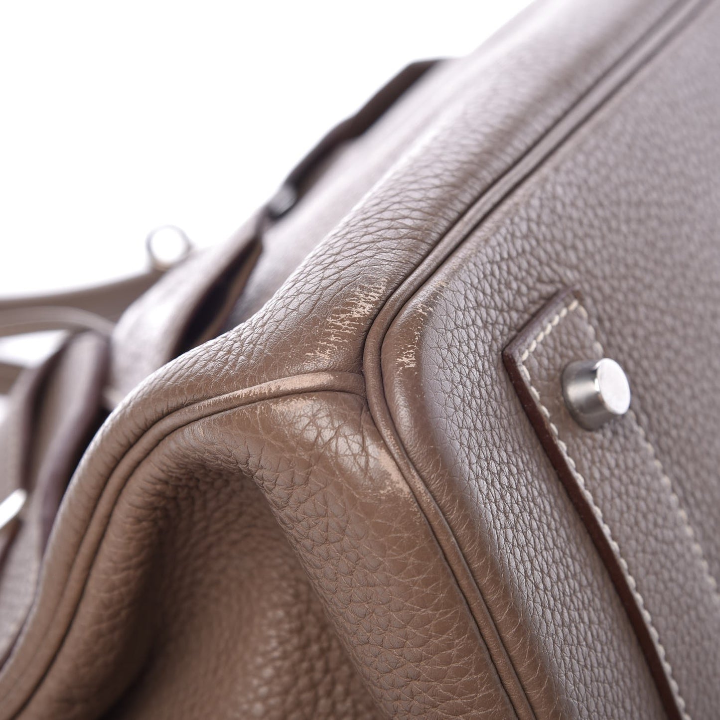 Taurillon Clemence JPG Shoulder Birkin II 42 Etoupe