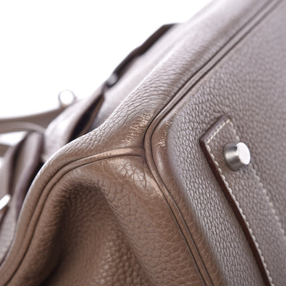 Hermes Taurillon Clemence JPG Shoulder Birkin II 42 Etoupe 34 of 37