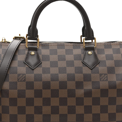 Louis Vuitton Damier Ebene Speedy Bandouliere 30 7 of 9
