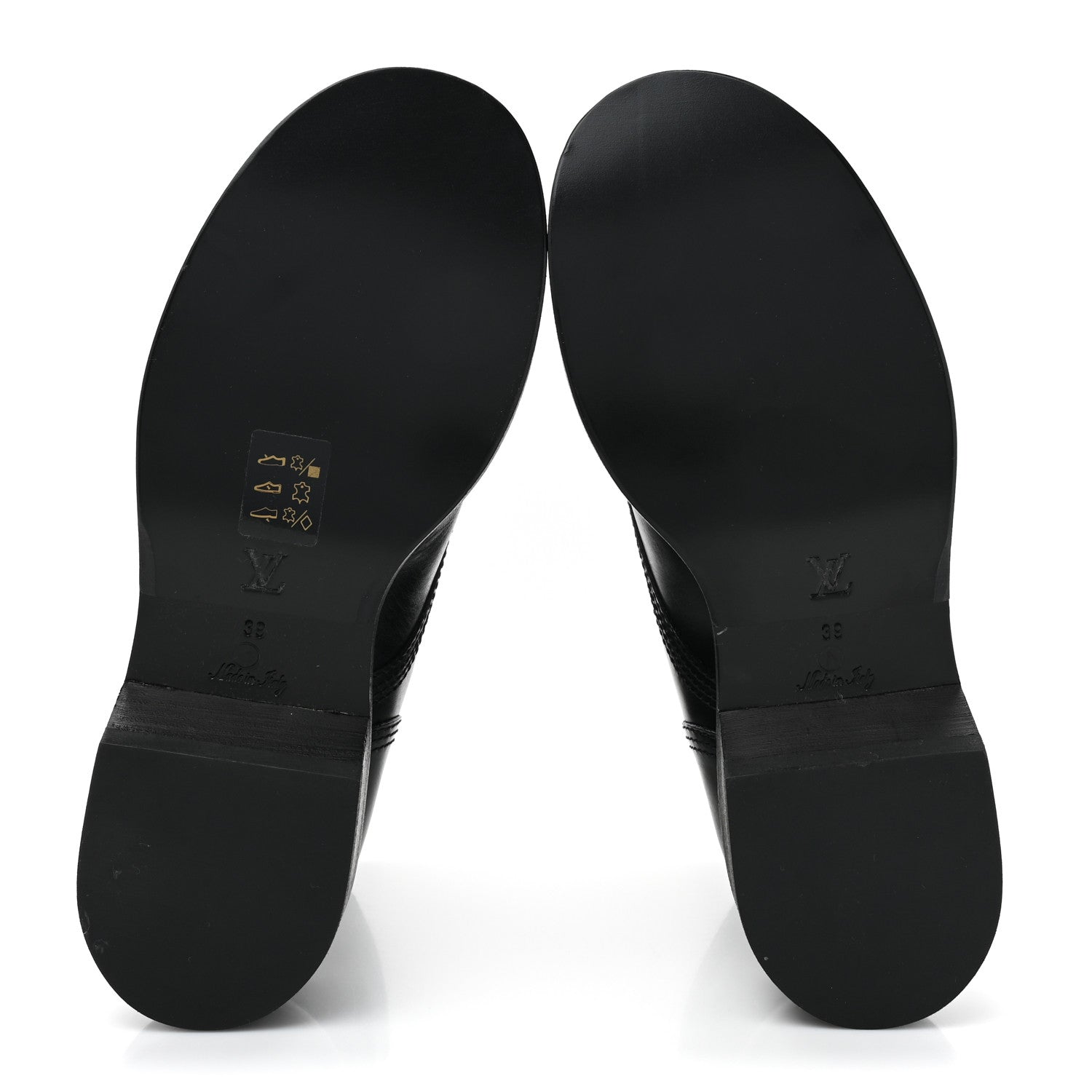 Louis Vuitton Calfskin Monogram Metropolis Flat Ranger Boots 39 Black 6 of 11