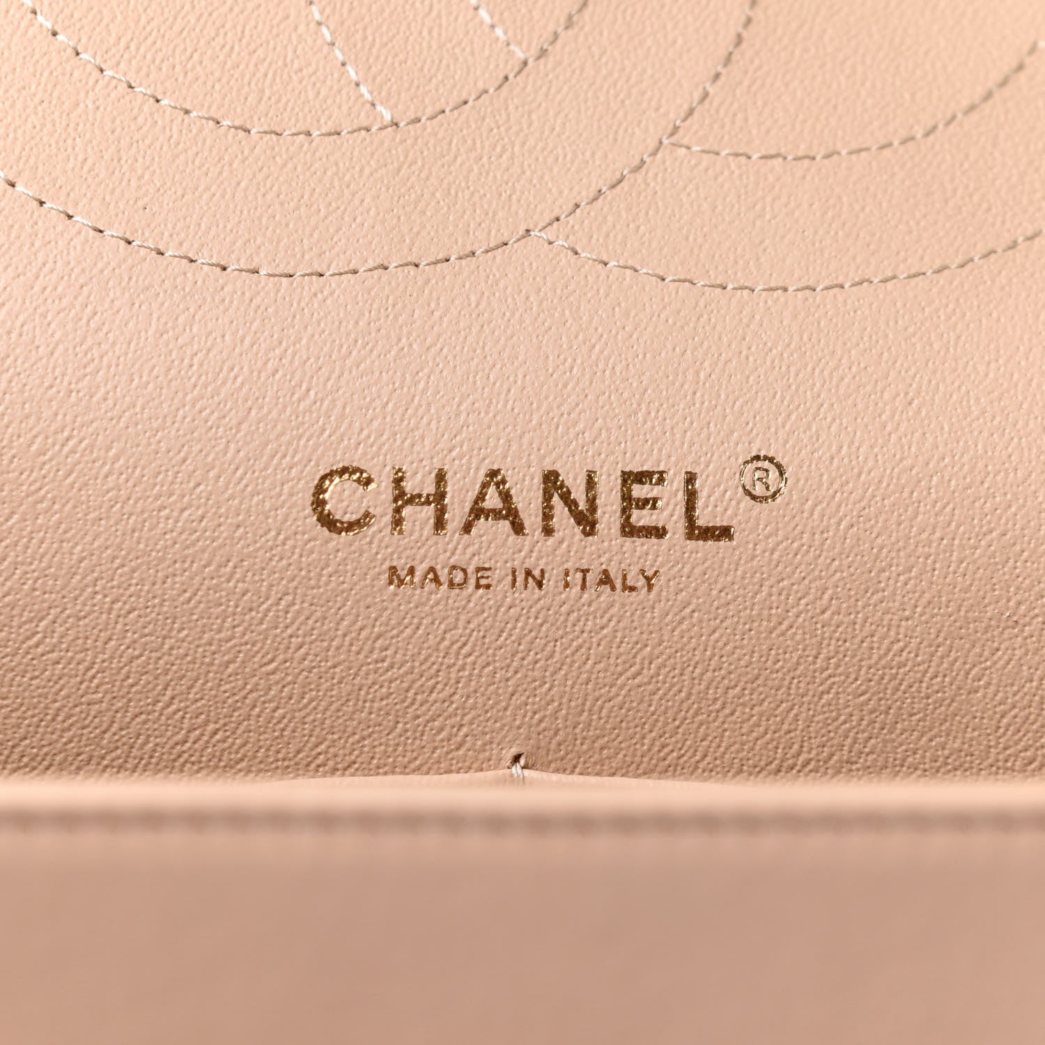 Chanel Lambskin Quilted Jumbo Double Flap Light Beige 6 of 12