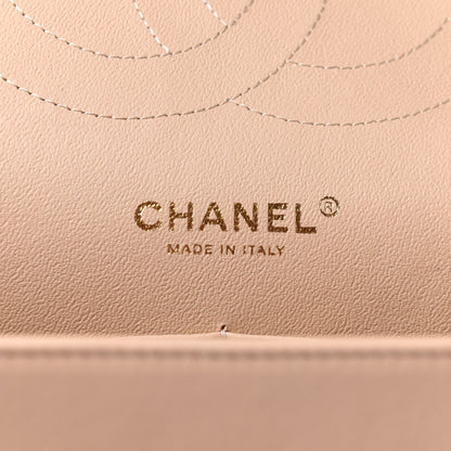Chanel Lambskin Quilted Jumbo Double Flap Light Beige 6 of 12