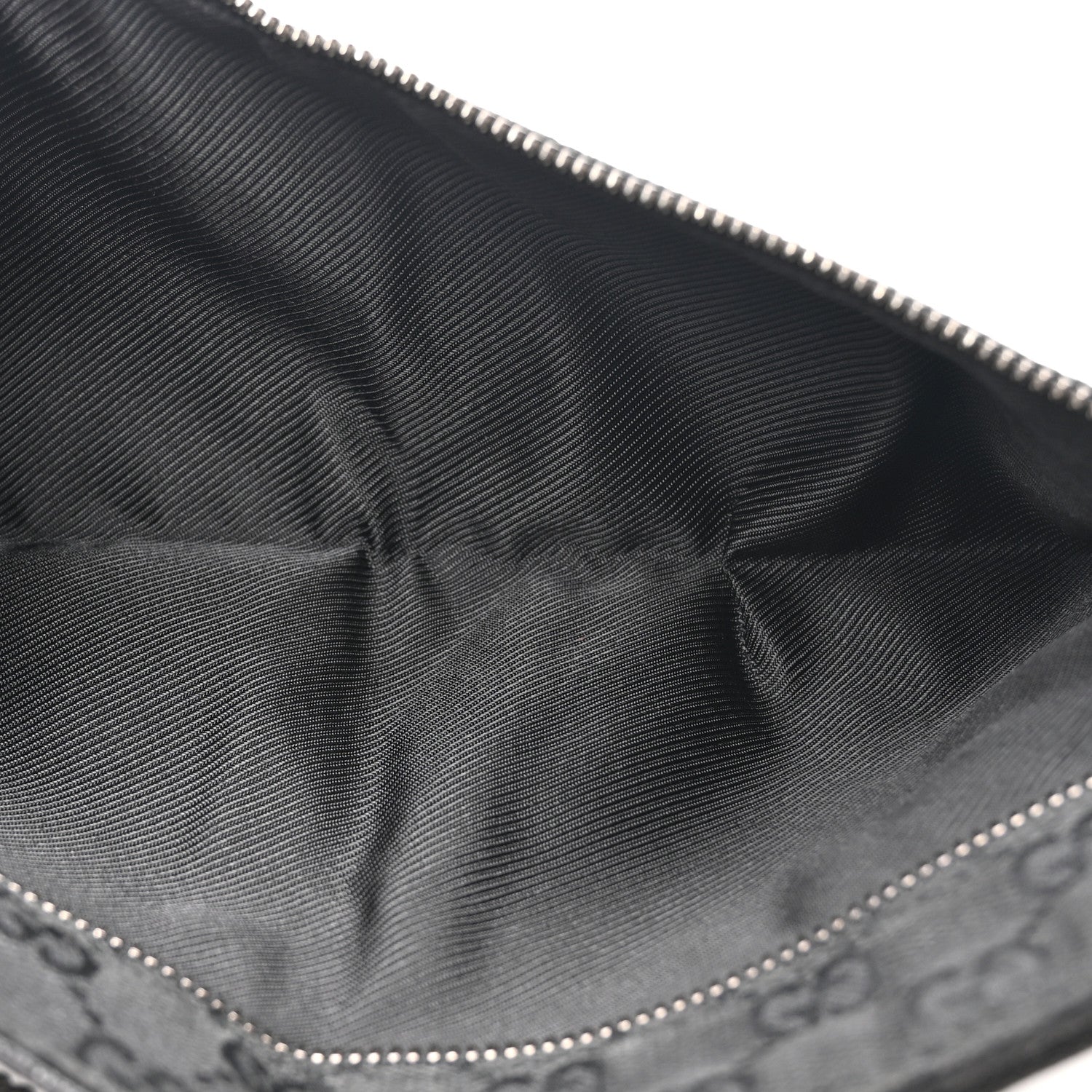 Gucci GG Monogram Double Pocket Belt Bag Black 5 of 11