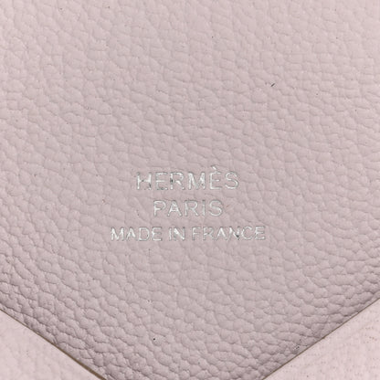 Hermes Chevre Mysore Calvi Card Case Mauve Pale 6 of 8