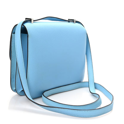 Hermes Epsom Constance 18 Celeste 3 of 10