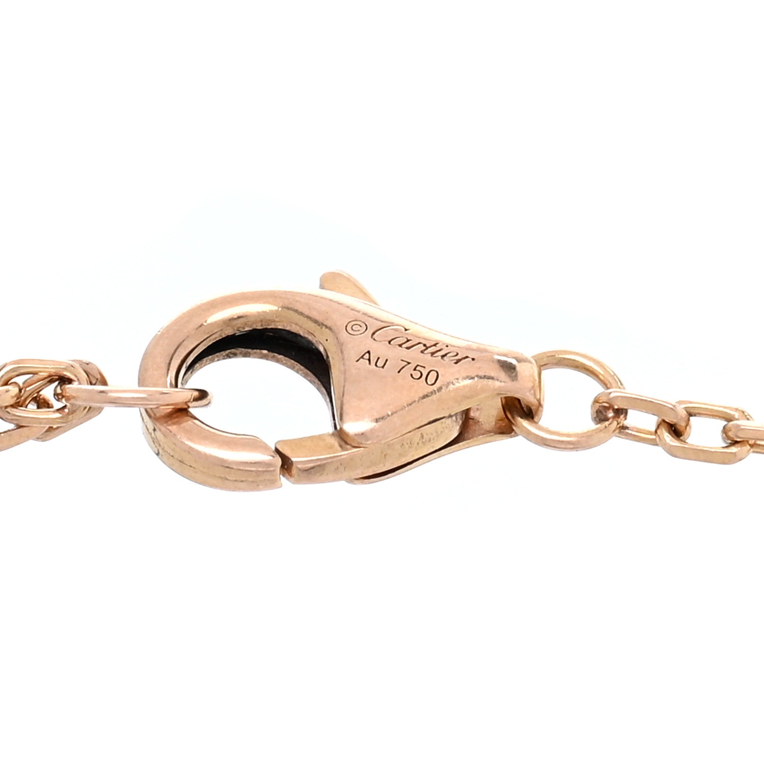 Cartier 18K Pink Gold Diamond LM D'Amour Bracelet 3 of 4