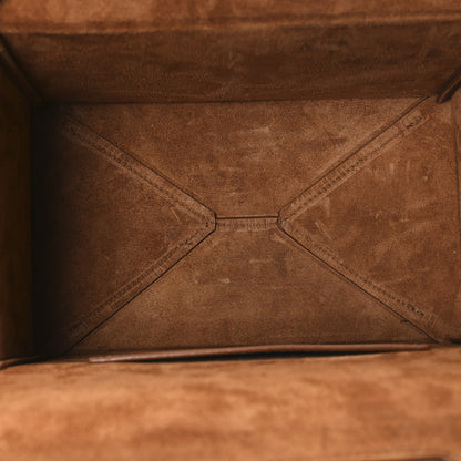 Saint Laurent Calfskin Monogram Take Away Box Dusty Vintage Brown Gold 5 of 11