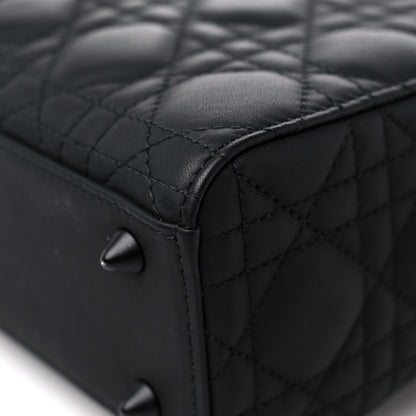 Christian Dior Ultra Matte Calfskin Cannage Small My ABCDior Lady Dior Black 9 of 10