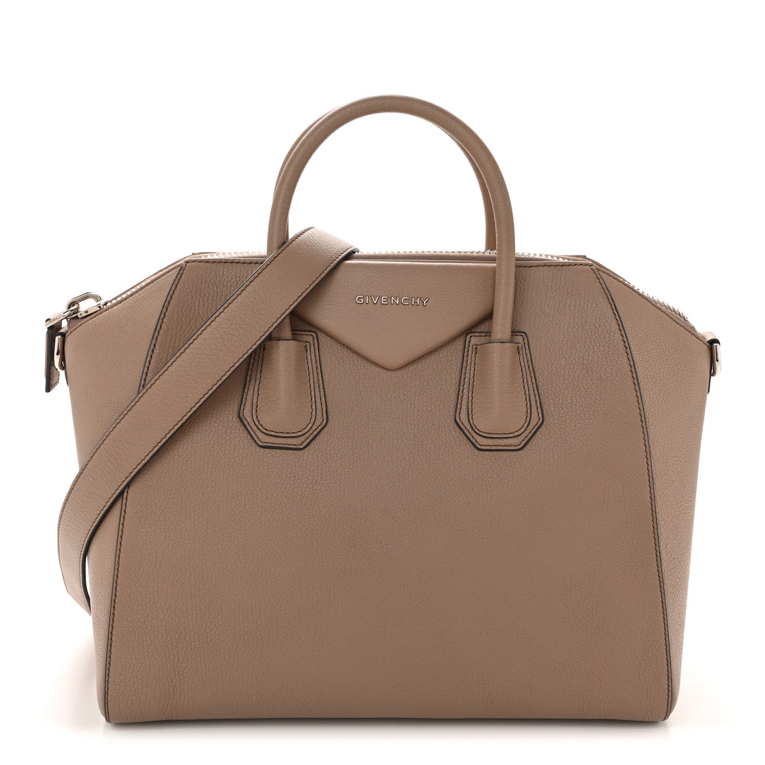 Givenchy Sugar Goatskin Medium Antigona Linen 1 of 12