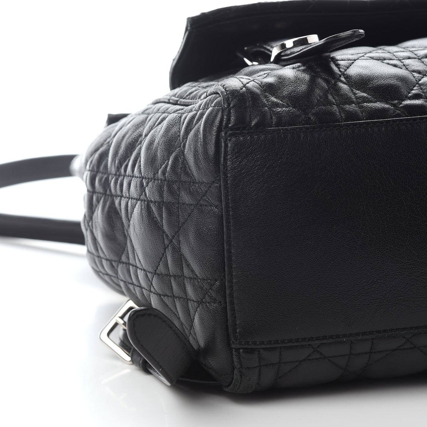 Lambskin Cannage Large Stardust Backpack Black