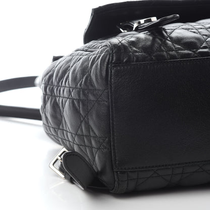 Christian Dior Lambskin Cannage Large Stardust Backpack Black 7 of 8