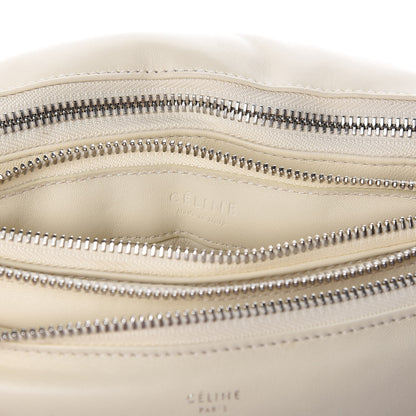 Celine Goatskin Large Pillow Trio Crossbody Bag White 6 of 9