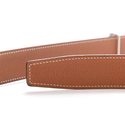 Hermes Box Togo 32mm H Belt 100 Black Gold 4 of 6