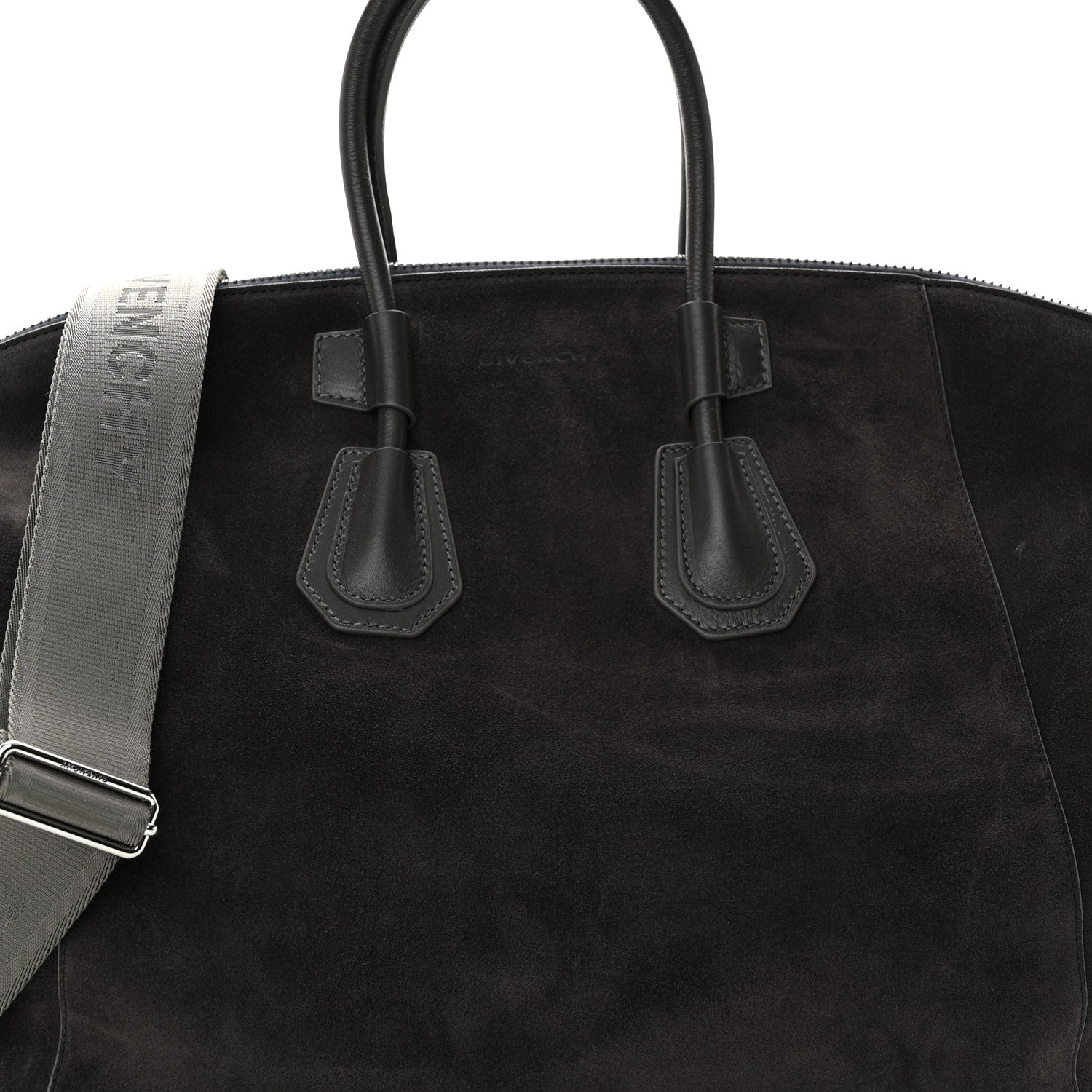 Givenchy Suede Large Antigona Sport Top Handle Bag Brown 6 of 8