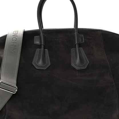 Givenchy Suede Large Antigona Sport Top Handle Bag Brown 6 of 8
