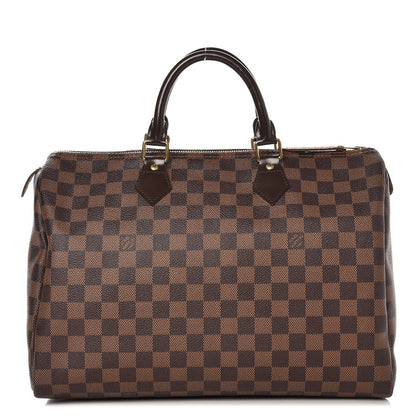 Louis Vuitton Damier Ebene Speedy 35 1 of 7